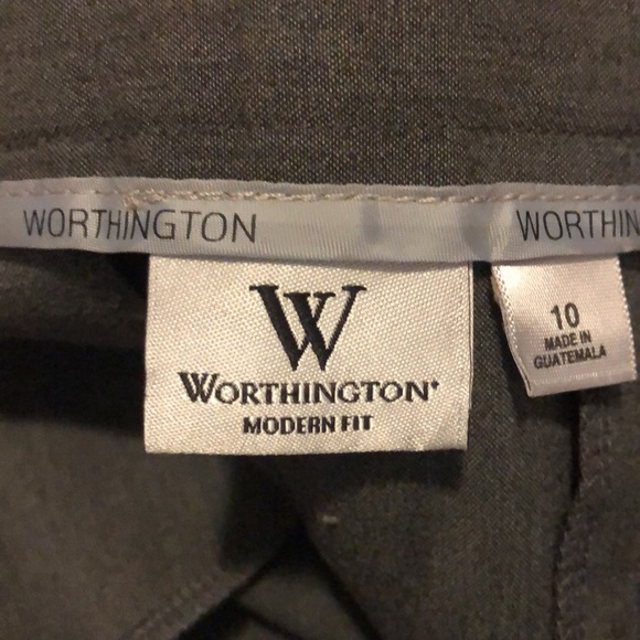 Worthington Gray Dress pants Size 10 (16” waist) - Picture 3 of 6